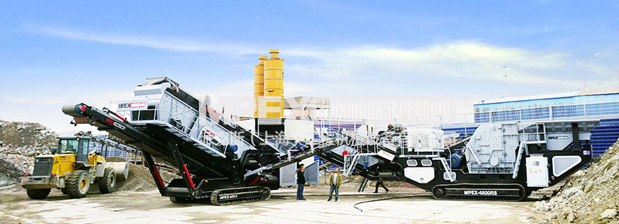 履帶式移動破碎篩分設(shè)備 履帶式移動破碎篩分設(shè)備